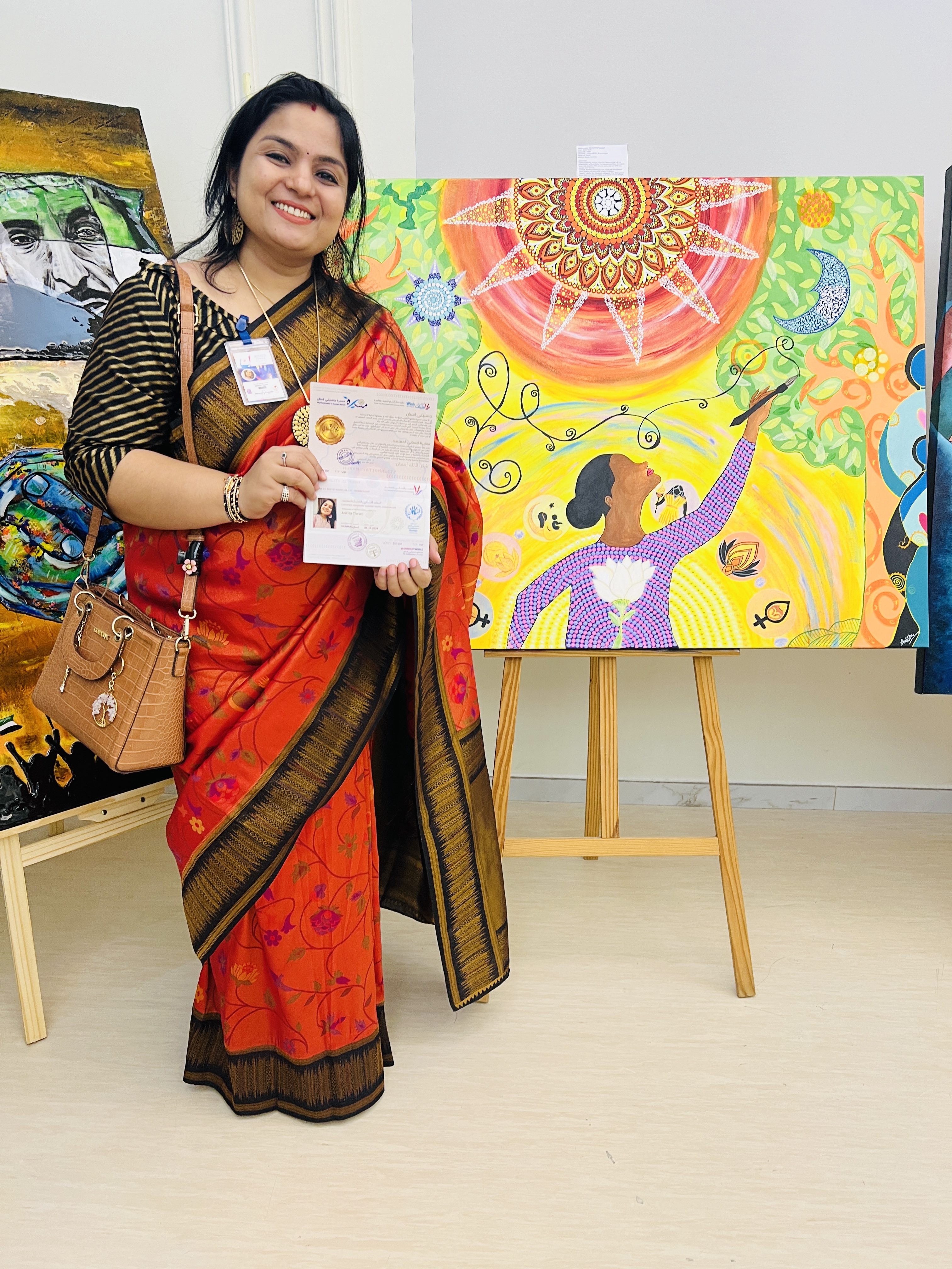 Artist at work