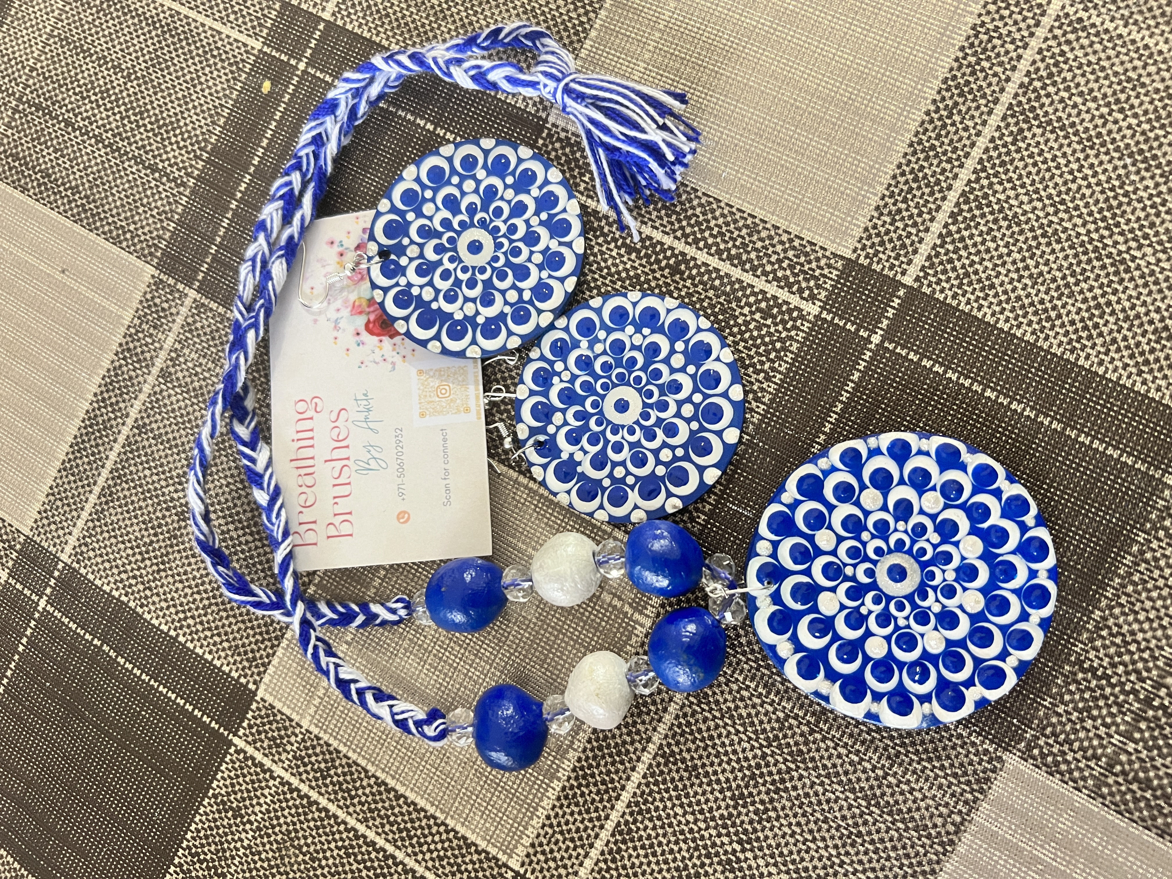 Mandala necklace set